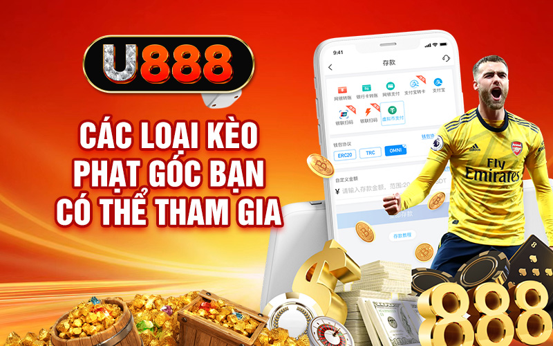 Các loại kèo phạt góc bạn có thể tham gia